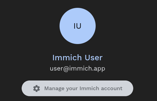 User Modal